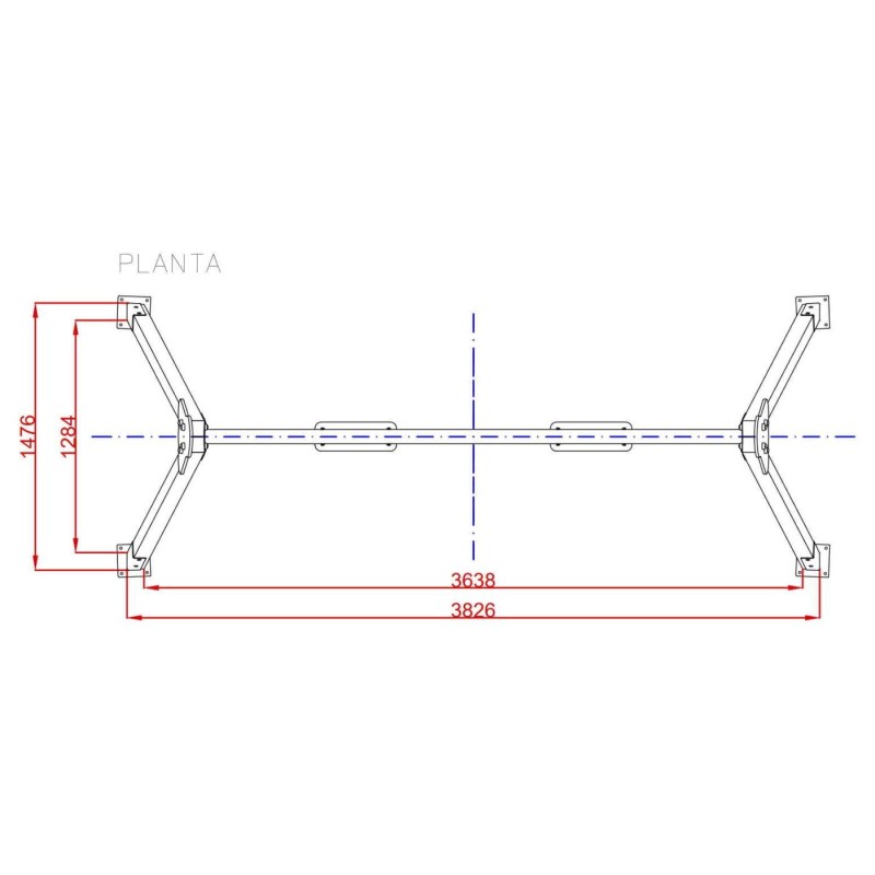 Baloiço bilugar assentos planos