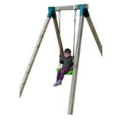 Columpio individual madera cuadrada Masgames AIKO L