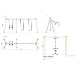 Gronxador INOX BABILONIA DOBLE + SEIENT INCLUSIU