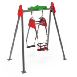 Columpio Duo Inox CHAXI plano + bebé
