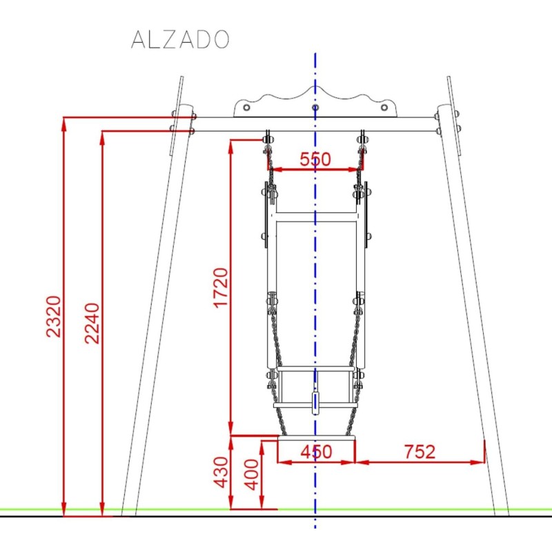 Gronxador Inox Duo CHAXI pla + bebè
