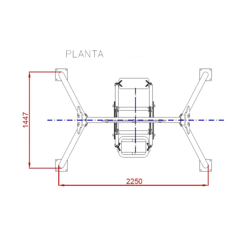 Gronxador Inox Duo CHAXI pla + bebè