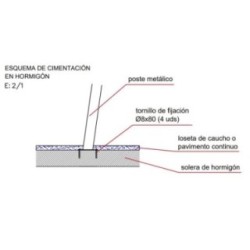 Columpio biplaza INOX