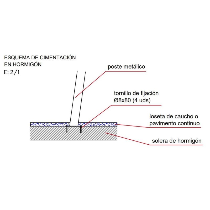 Columpio biplaza INOX