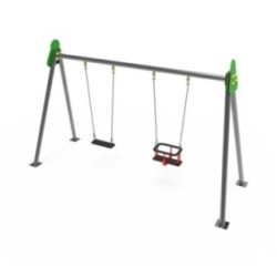 Columpio biplaza INOX