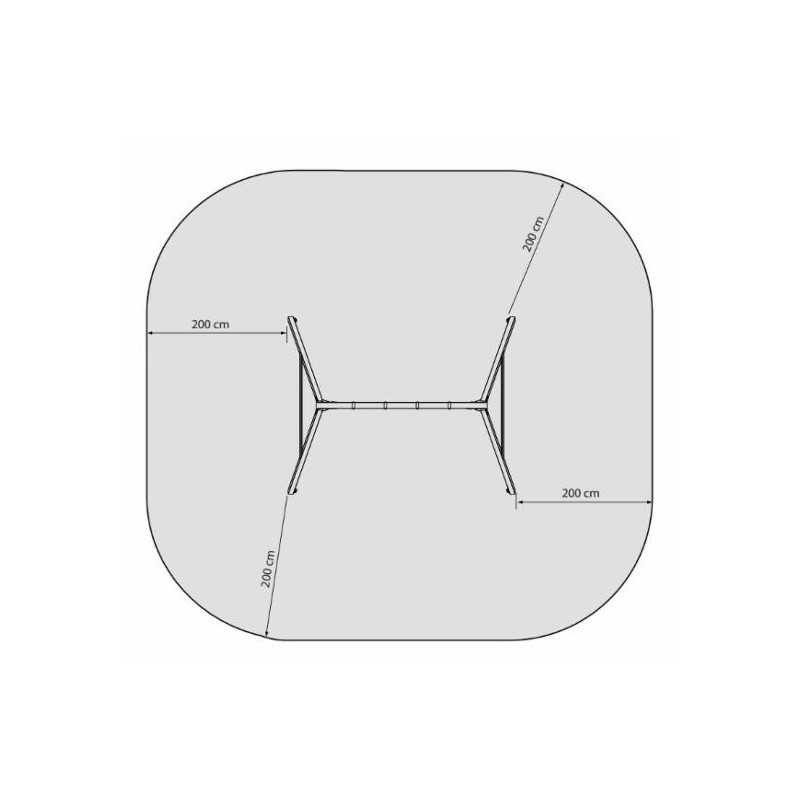 Columpio doble madera cuadrada Masgames KATA XL + asiento bebé