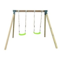 Columpio doble madera cuadrada Masgames REIKO L