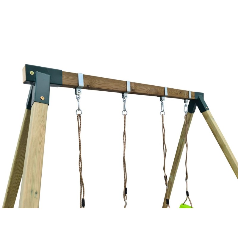 Columpio doble madera cuadrada Masgames REIKO L