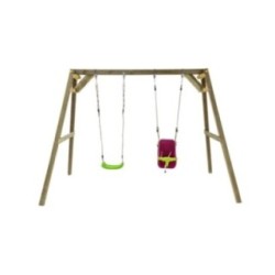 Columpio de madera cuadrada Masgames XYLO XL