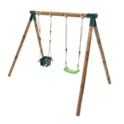 Columpio doble Masgames KADI L + asiento bebé