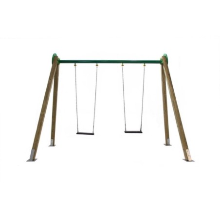 Gronxador doble de fusta MASGAMES Draco seients plans