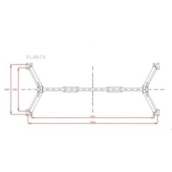Gronxador doble de fusta MASGAMES Draco seients plans