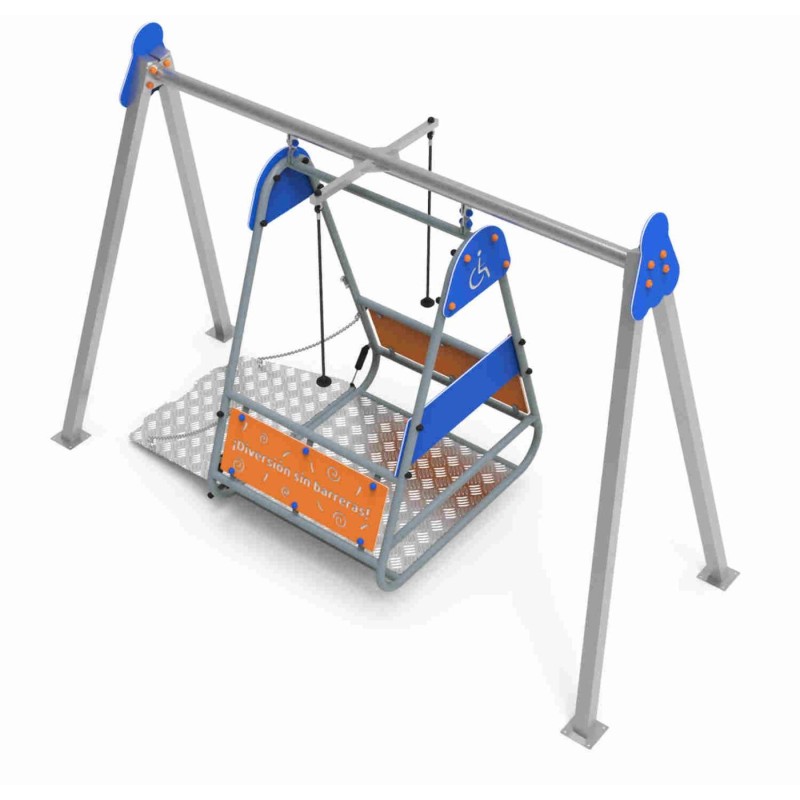 Gronxador Metàl·lic Inclusiu per a CADIRA DE RODES