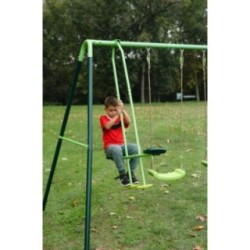 Columpio metálico triple MASGAMES GINGO + asiento bebé