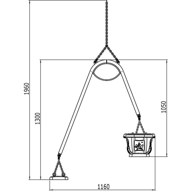 Assento frente a frente CHAXI