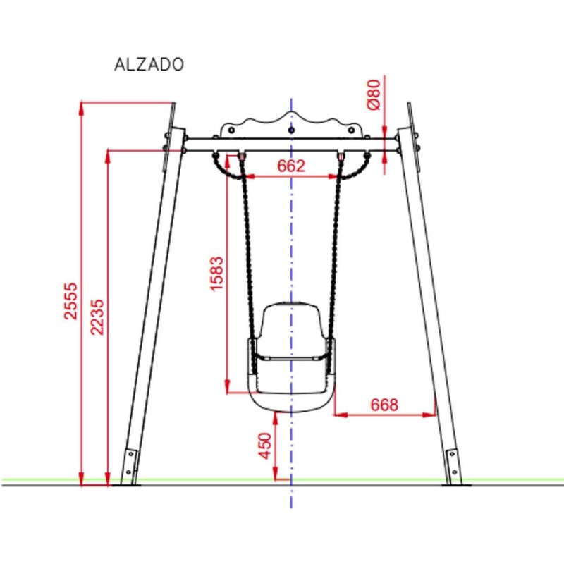 Gronxador Monoplaça Inox Inclusiu