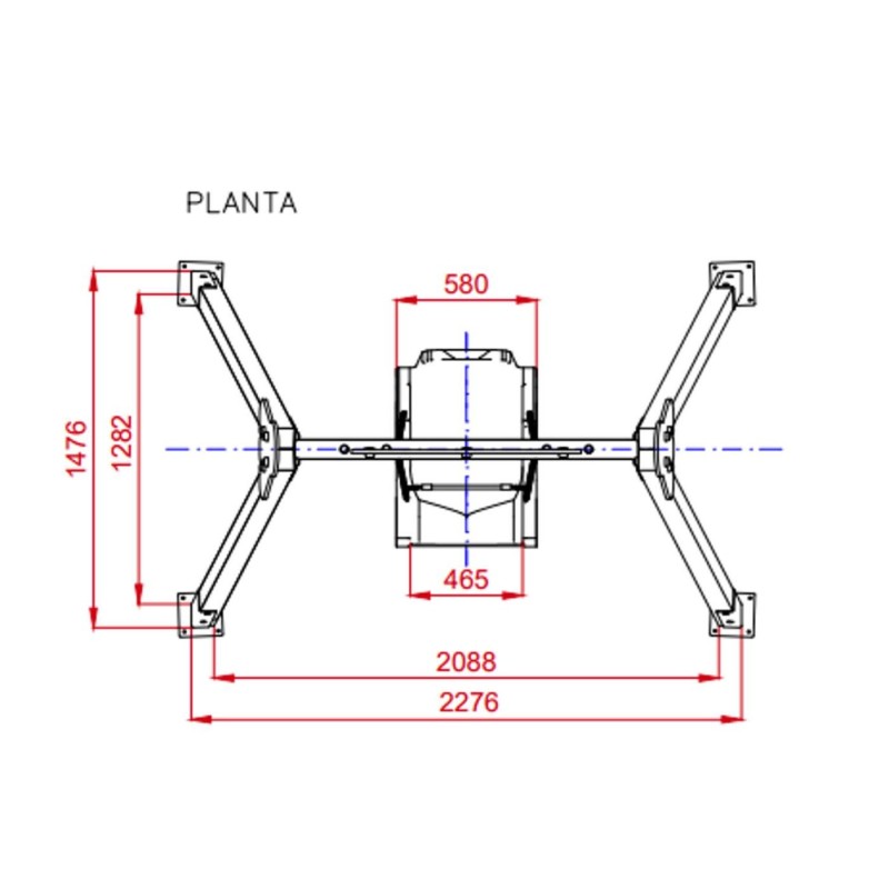 Columpio Monoplaza Metálico Inclusivo