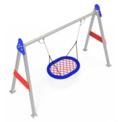Baloiço ninho metálico