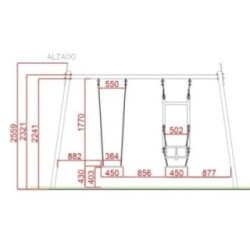 Gronxador triple INOX CHAXI pla + mixtes