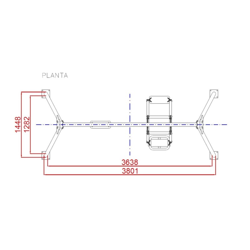 Gronxador triple INOX CHAXI pla + mixtes