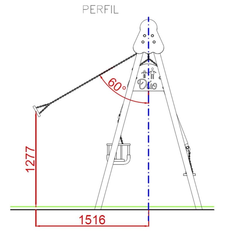 Gronxador triple Metàl·lic CHAXI pla + mixtes