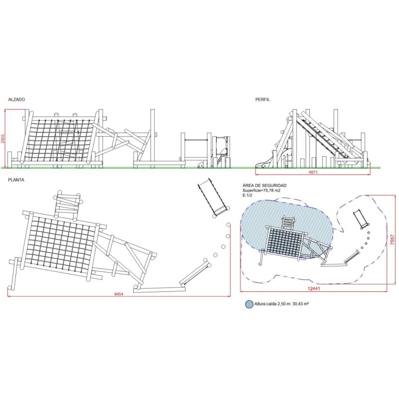 Conjunto de trepas SALAU