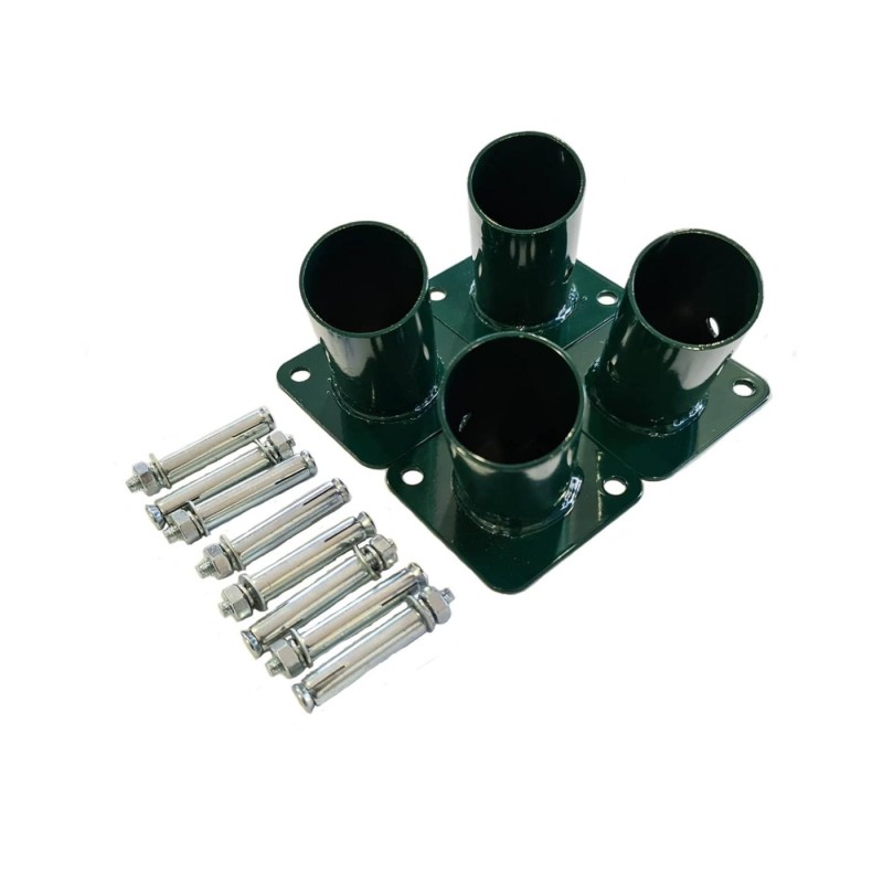 Set de anclajes para suelos duros de columpios metálicos Masgames