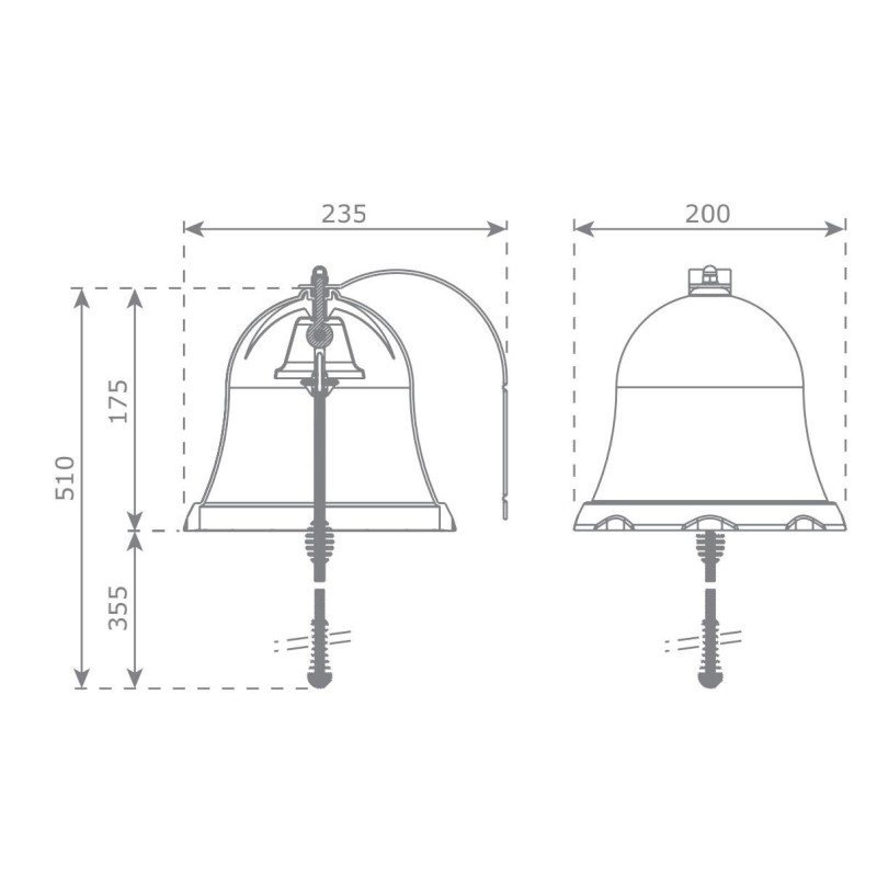 Conjunto Jardinera + Campana