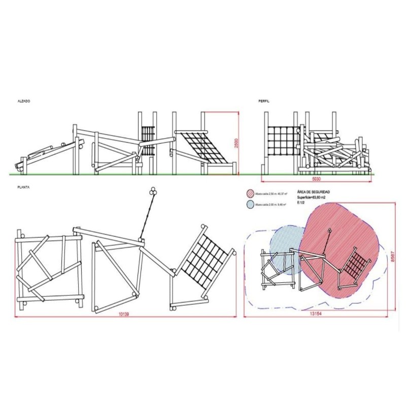 Conjunto de trepas ESPOT