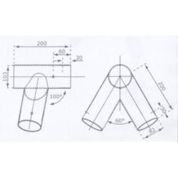 Corner redondo oblicuo MASGAMES