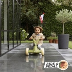 BERG GO² Retro Green andador evolutivo a coche de pedales