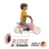 BERG GO² Retro Pink andador evolutivo a coche de pedales
