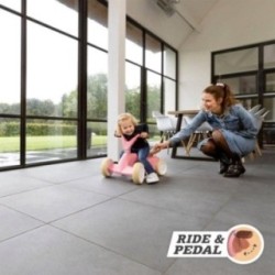 BERG GO² Retro Pink andador evolutivo a coche de pedales