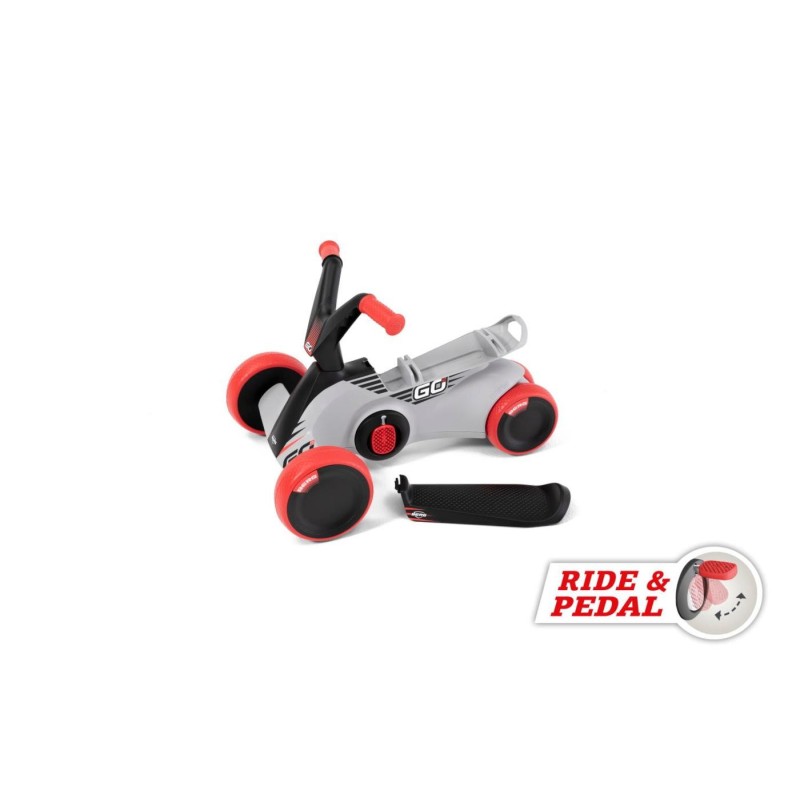 BERG GO² Retro Pink andador evolutivo a coche de pedales