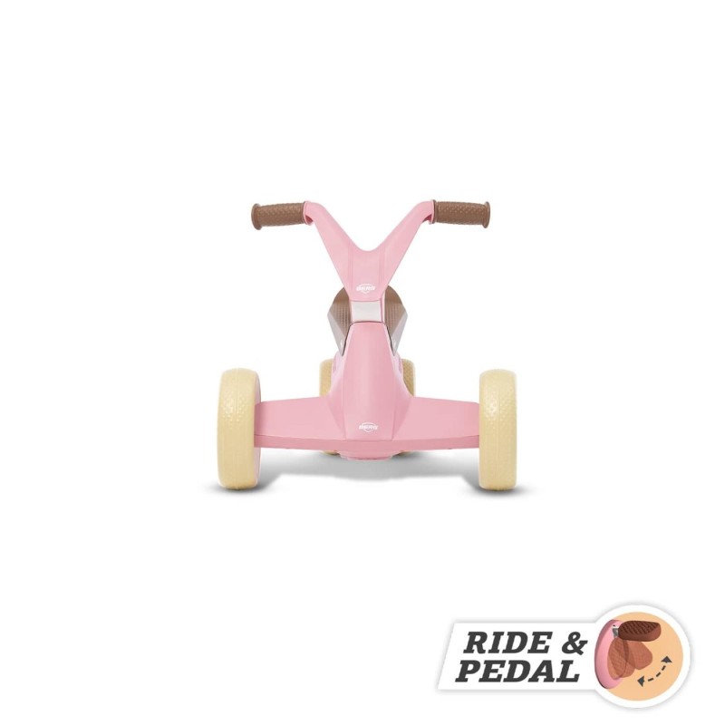 BERG GO² Retro Pink andador evolutivo a coche de pedales