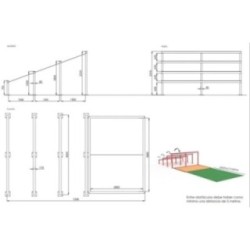 Quatre barres en escala