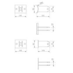 Dispositivo sujeción cable tirolina