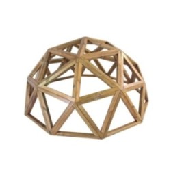 Domo geodésico de madera MASGAMES L