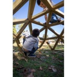 Domo geodésico de madera MASGAMES L