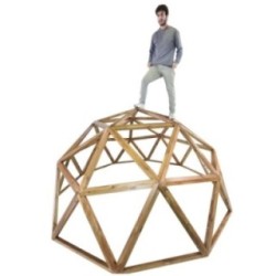Domo geodésico de madera MASGAMES XL