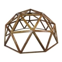 Domo geodésico de madera MASGAMES XL