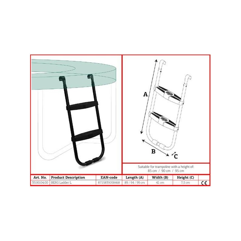 Escalera BERG tamaño L (para Ultim Favorit 410)