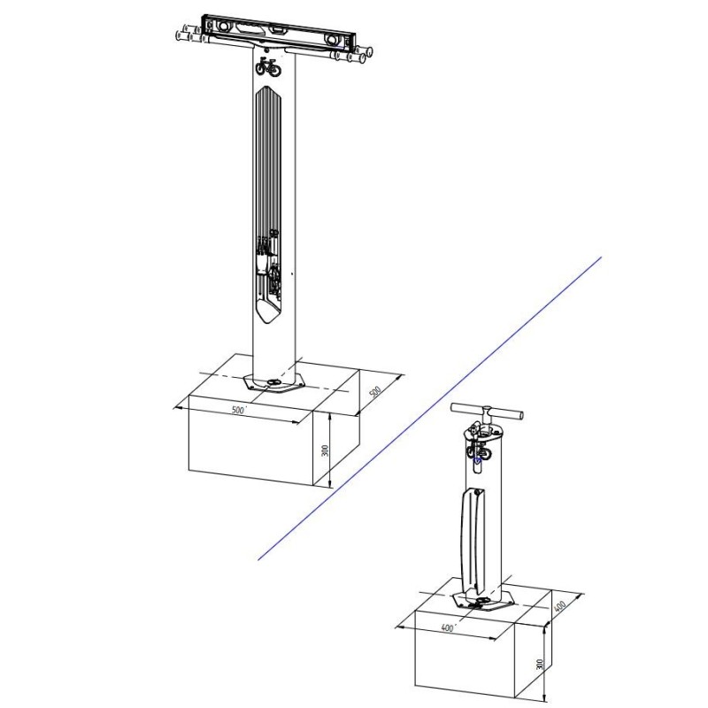 Estació de reparació i inflador AMSTERDAM