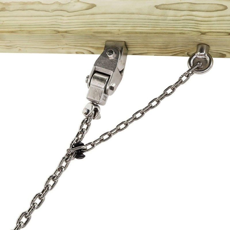 Asiento inclusivo para columpios con cuerdas y arnés