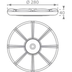 Asiento pendular MASGAMES Ovni