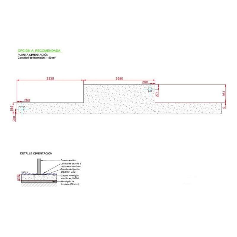 Frontal Jaula Multideportivo