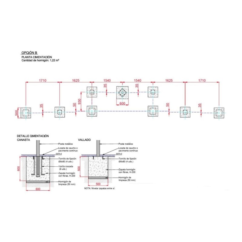 Frontal Jaula Multideportivo