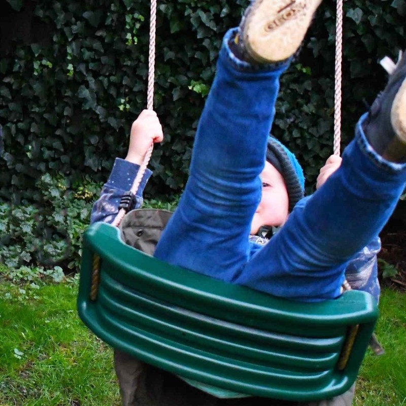 Asiento plano de plástico MASGAMES Verde oscuro