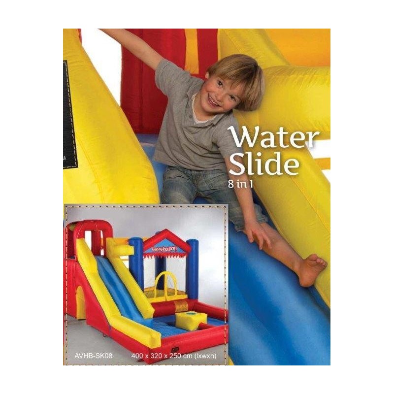 Castillo hinchable acuático 8 en 1