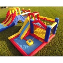 Castillo hinchable acuático 8 en 1